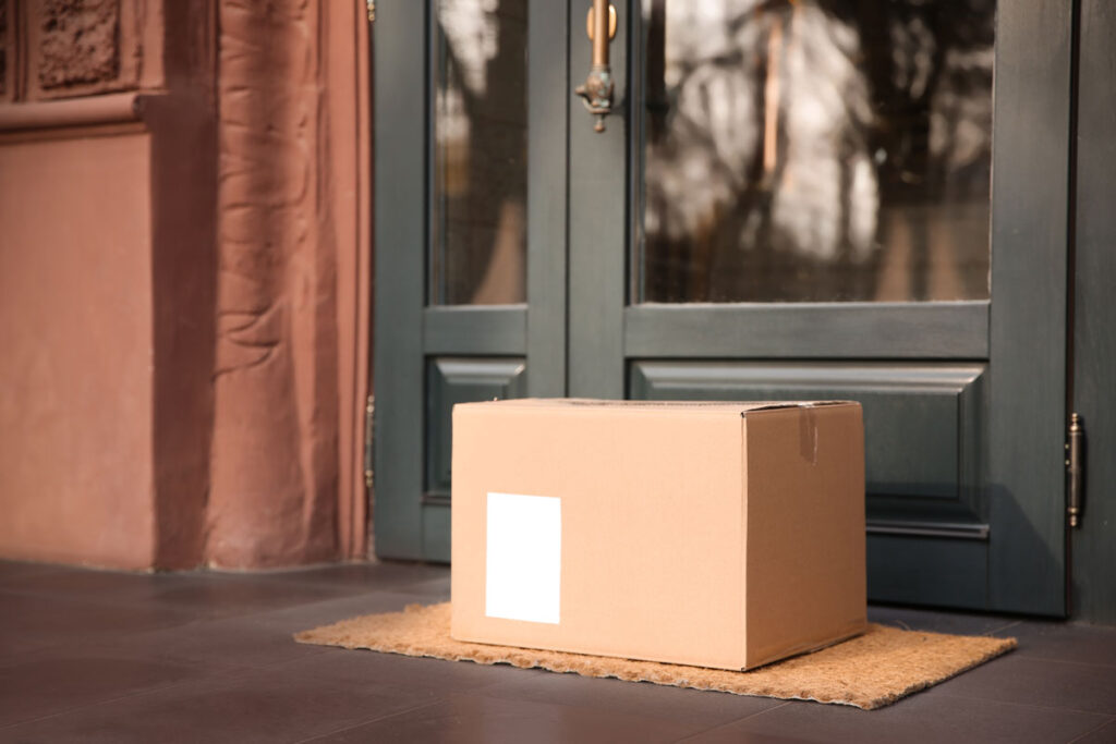 Packages on Porch